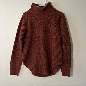 Kuhl Women's Rust cowl-neck Turtleneck Sweater. Medium